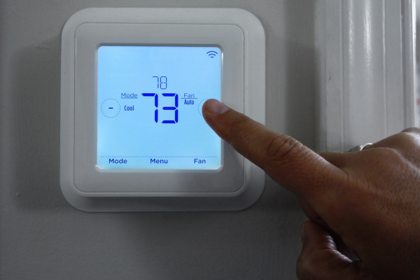 Smart thermostate at 73 